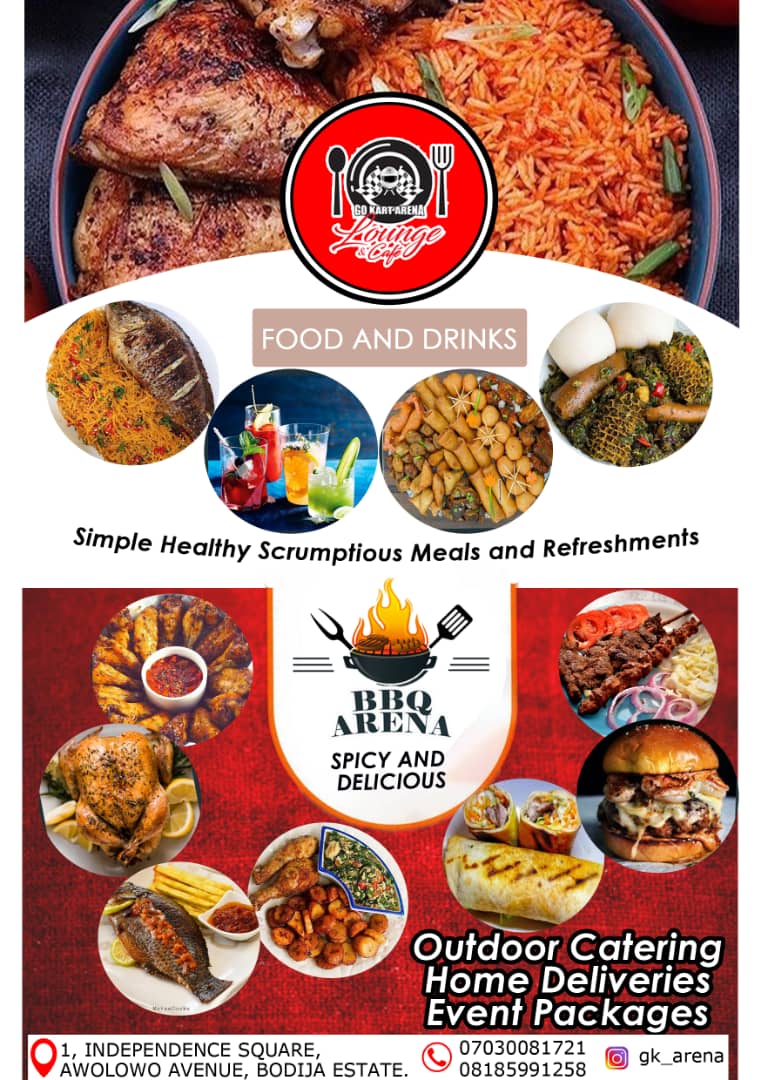 Where would you be this Valentine?

Experience love in a very fun filled atmosphere with stunning adventure...

Go Kart Arena is the best place to be...

* Video Games
* Food
* BbQ
* Outdoor Karting
And lots more...

Opening this Valentine....