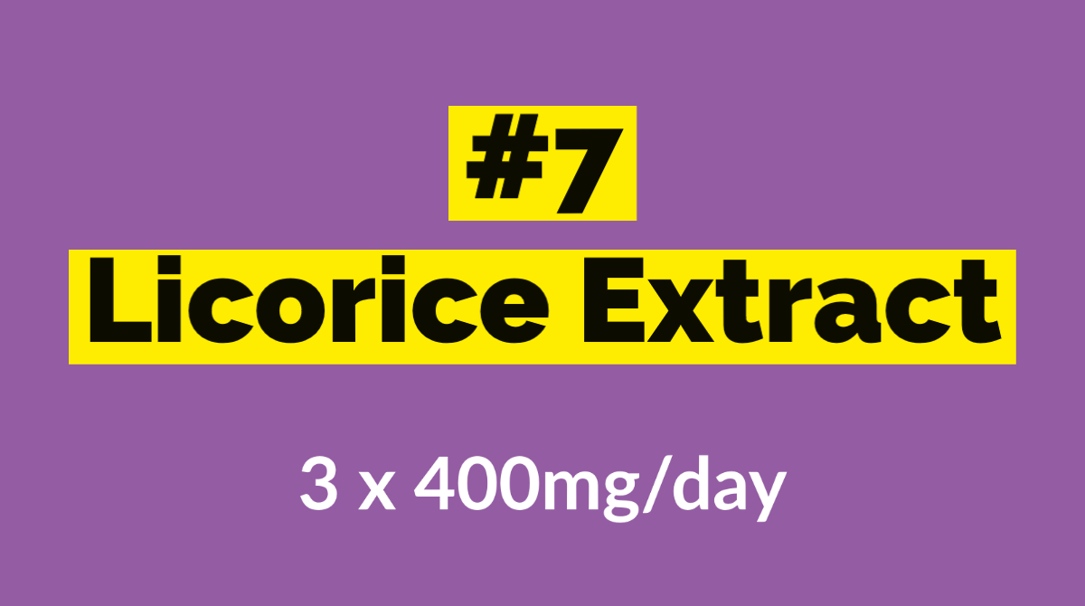 Dr. Simon ツ on Twitter "25/ The last advised supplement is licorice