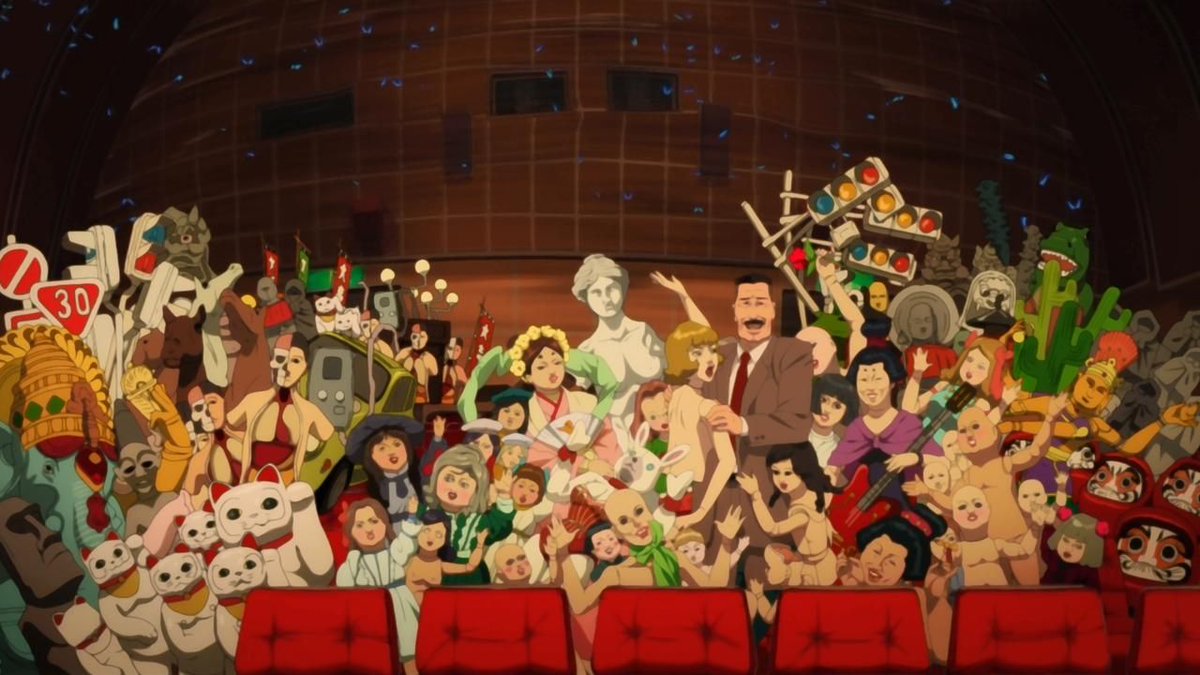 synwclub's tweet photo. NEXT UP: PAPRIKA
(2006) dir. Satoshi Kon
When a machine that allows therapists to enter their patients' dreams is stolen, all Hell breaks loose. Only a young female therapist, Paprika, can stop it.
Weds 10/02 8:00pm

Trailer: https://t.co/sQcoXWWUPC https://t.co/KOg97lFmXW