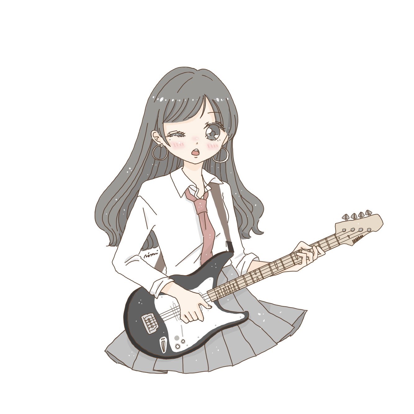 にみ ゆるふわイラスト 部活アイコン 軽音部 バトン部 バスケ部 バレー部 注意事項は上の投稿をご確認ください フリーアイコン女の子 部活アイコン フリーアイコン T Co 92cd6ozdlc Twitter