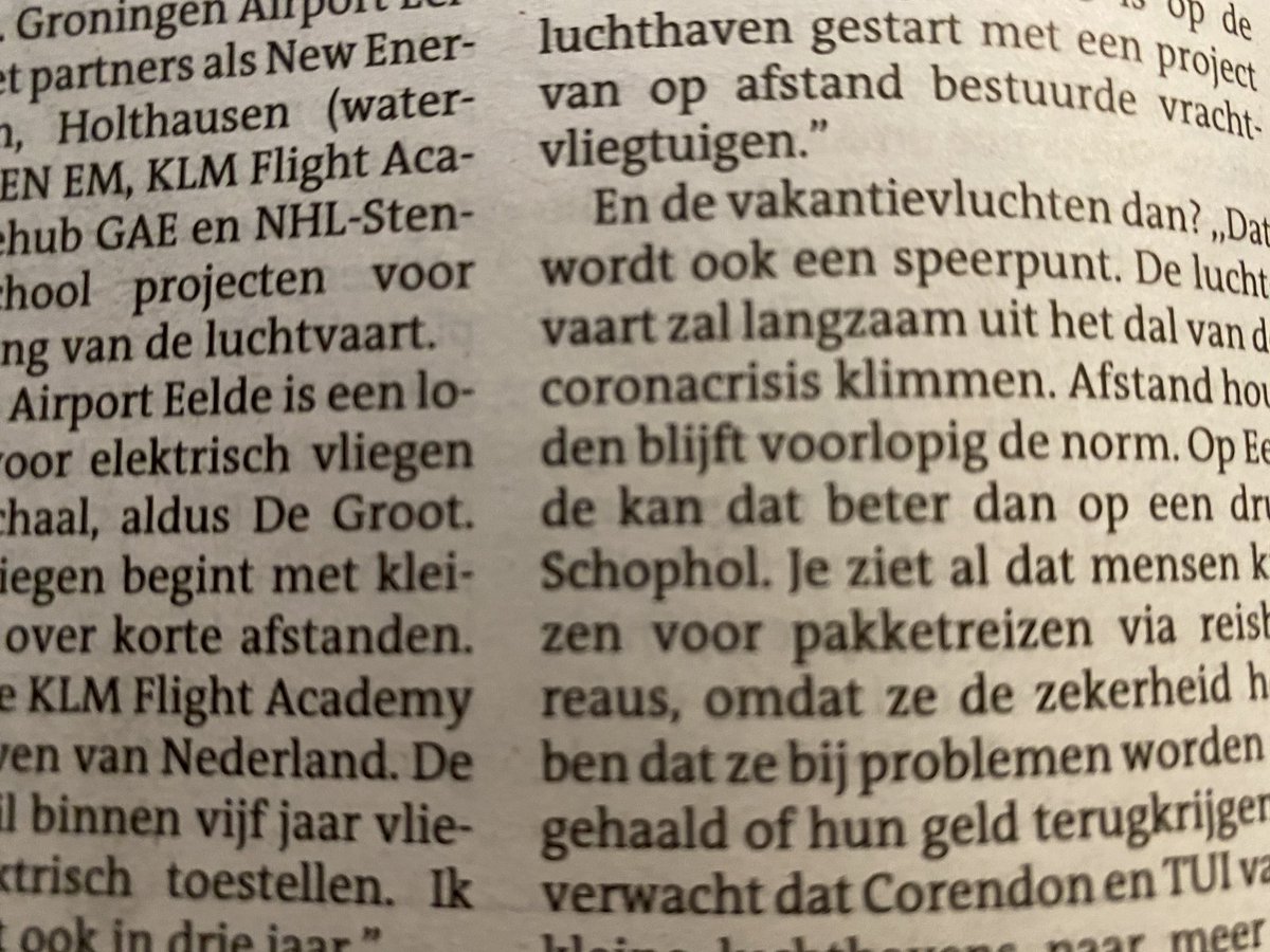 In #DvhN noemt men onze nationale luchthaven ‘Schophol’ en dat werpt gelijk een ander licht op de zaak. Volgende keer schrijft men over ‘Lollystad’?