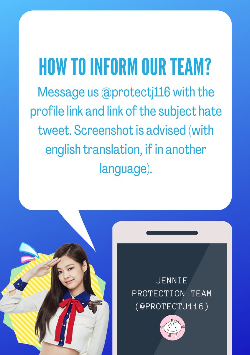 protectJ116's tweet image. GUIDELINES on how and what to REPORT:
‼️ We highly advise to check our tweets first so as not to clog our dms.
‼️ Please note that there are reports we don’t post simply because they are so vile and damaging that it’s better to have them reported privately.