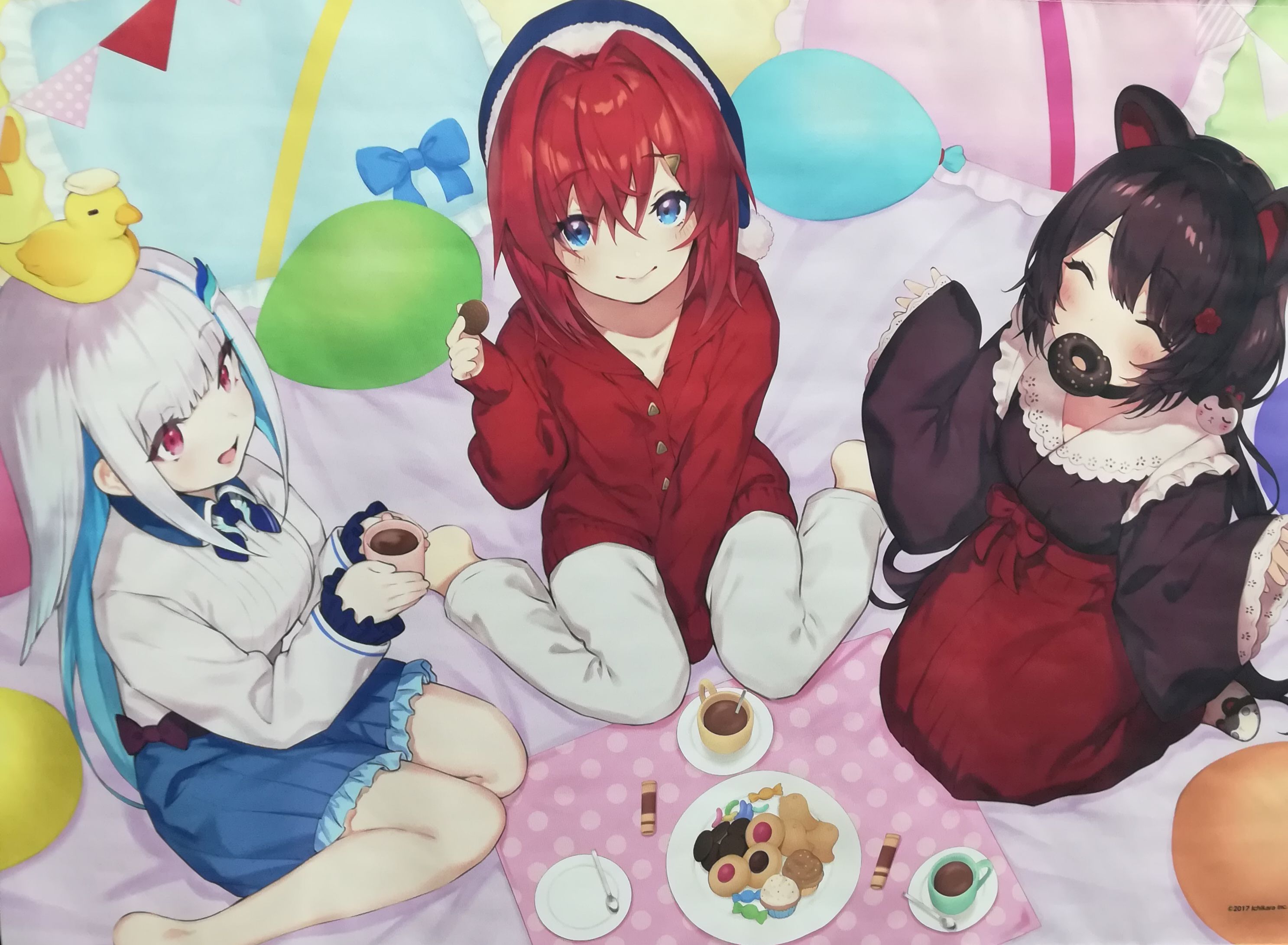 ハンドメイド☆タペストリー♪ グッズ-タペストリー】彼女、お借りします 描き下ろしB2