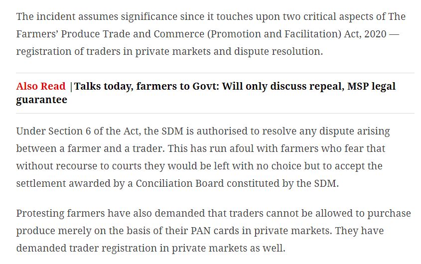 Claim 6: Buyers cannot get away from making full payments to farmersFrauds have already happened, and farmers have been duped since the laws passed, and they're only going to increase further.