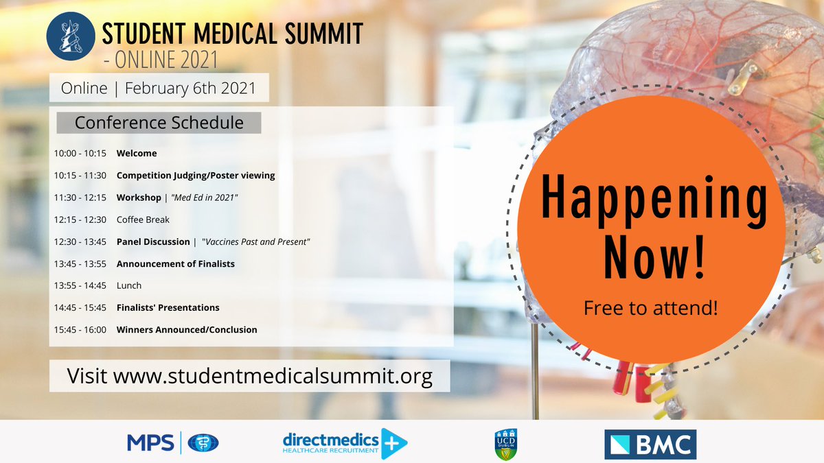 MedicalSummit's tweet image. We’re super excited for our first ever online Student Medical Summit!
Link in our bio to tune in!!!
#SMS2021