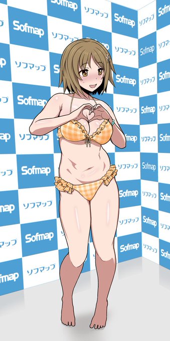 趣味丸出しで描いた三村かな子さんです。 