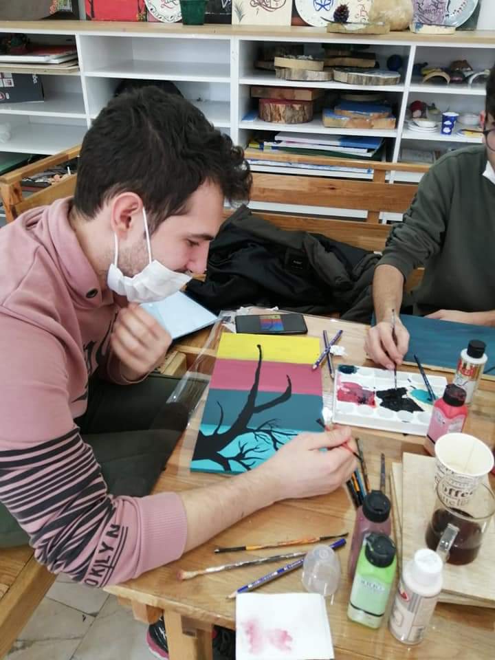 Denizli Bozkurt Ortaokulu, Halk Eğitim Destekli. Ahşap Boyama ve Tığ Örgü  kursları.