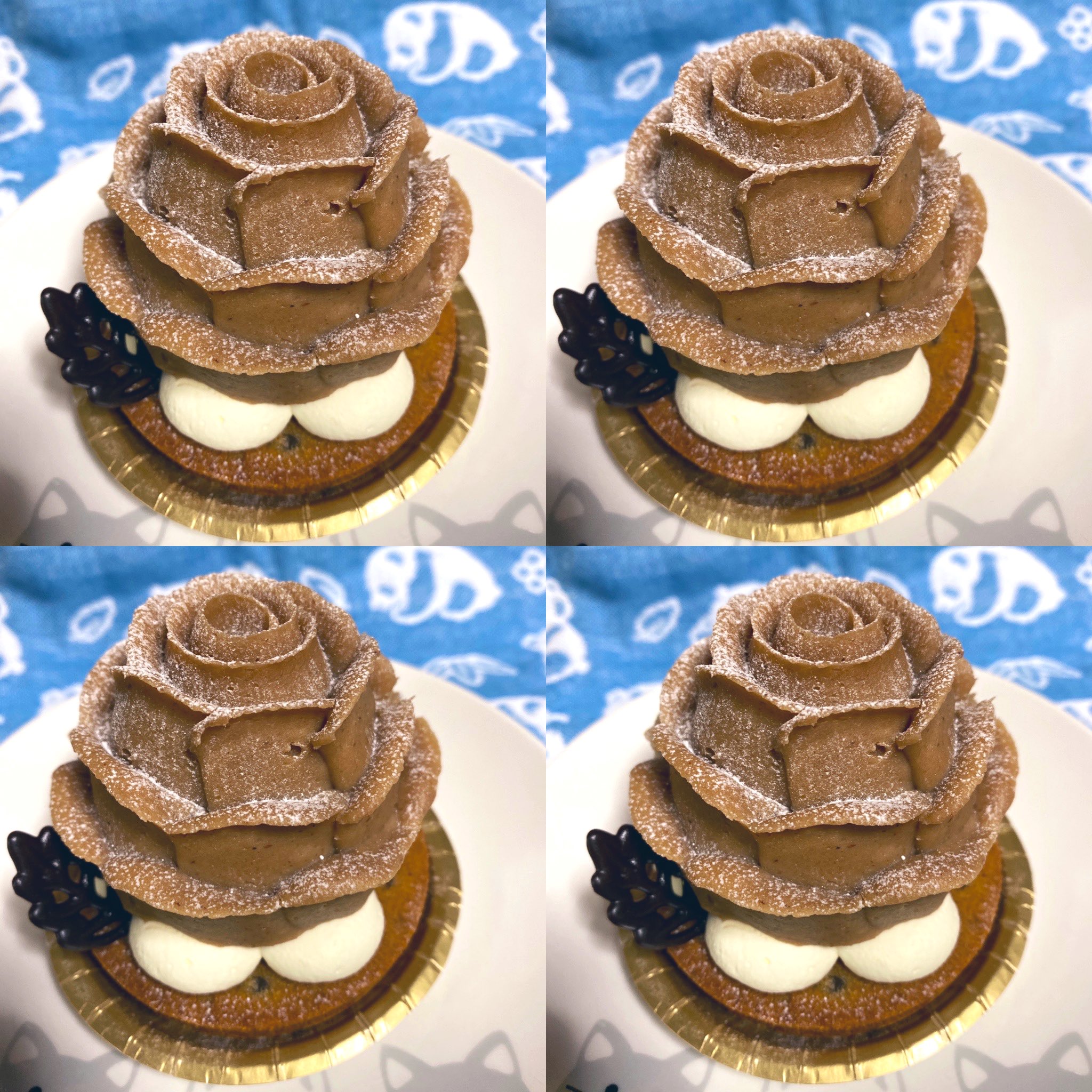 Mika ケーキも買って来た 銀のぶどう モンブランローズ 苺のショートケーキ T Co Hf3m42oifb Twitter