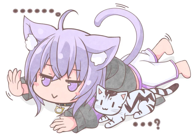 特にやることがなくてジタバタしてるおかゆんヾ(:3ヾ∠)_
#絵かゆ 