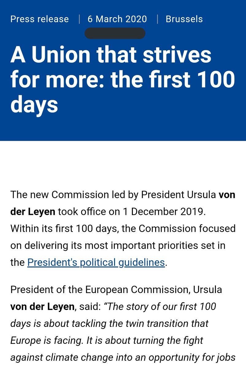 - Initial slowness to react to what was happening. Galling example: on the same day an Italian doctors' body was advising how to choose between patients when there's a lack of staff or equipment, the Commission was putting out a press release on von der Leyen's 'first 100 days'