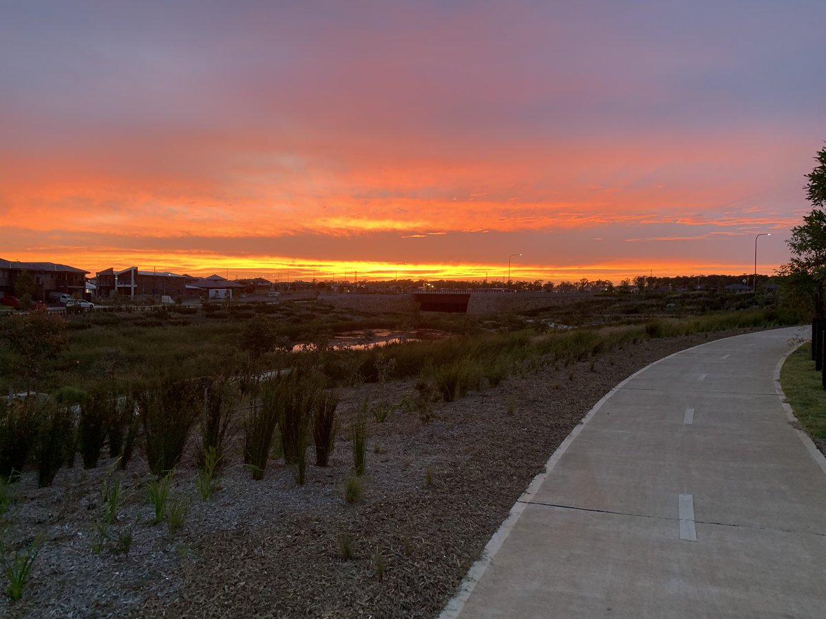 A stunning sunrise this morning!