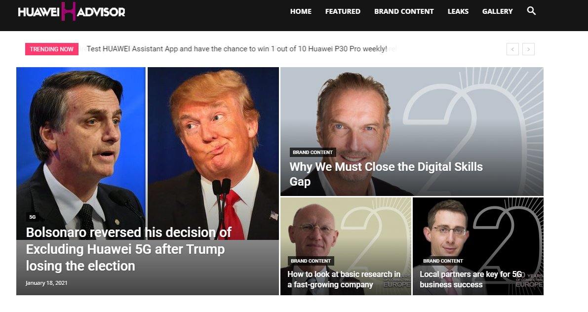 One domain which immediately catches the eye is huaweiadvisor[.]com.