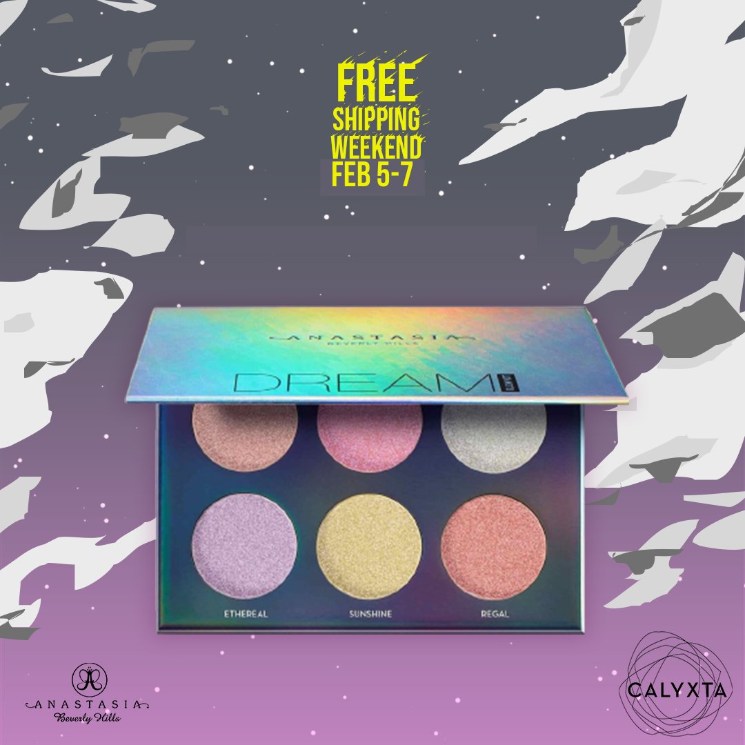 Look dreamy with this Anastasia Beverly Hills palette! 👀 Buy it this weekend and get free shipping from #CalyxtaBeauty. 🖤