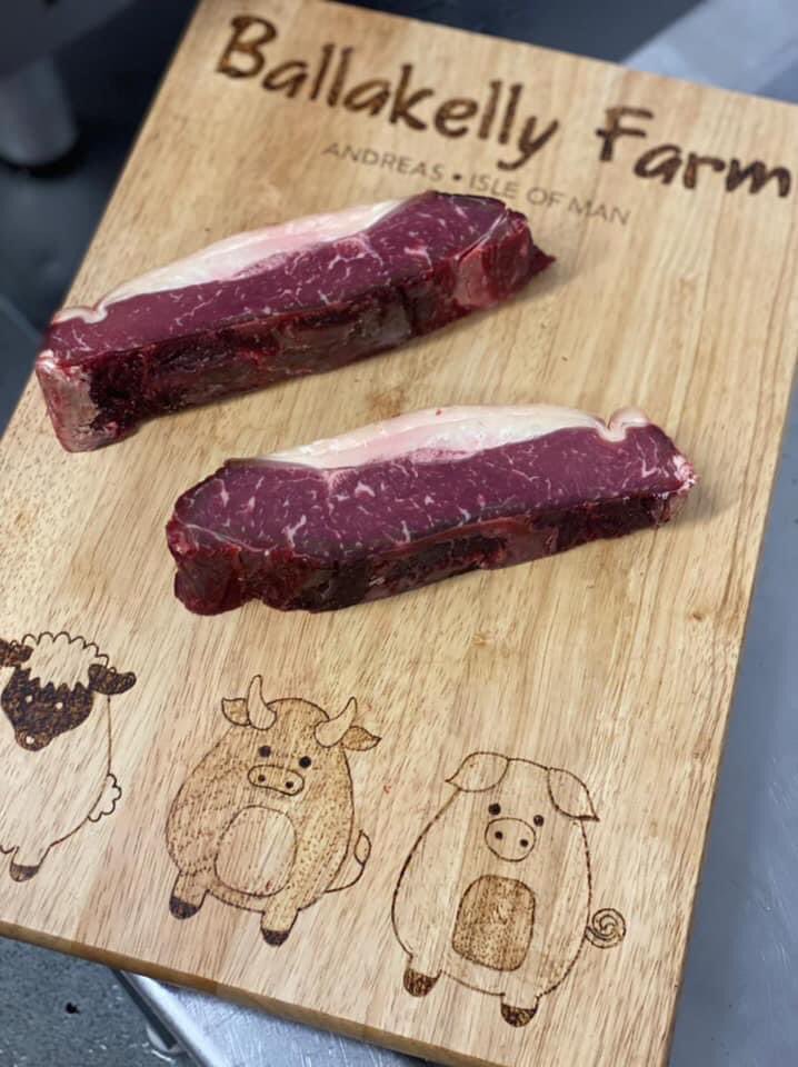 We are very excited to be back at the Tynwald Mills local produce market....team is on the way....

Market open 11-4

Below are a few photos of the amazing products we have on board.

New - MUTTON BACON!!!!!!

Also one off UNICORN HORN OF PORK!!!!!

Amazing DRYAGED STEAKS