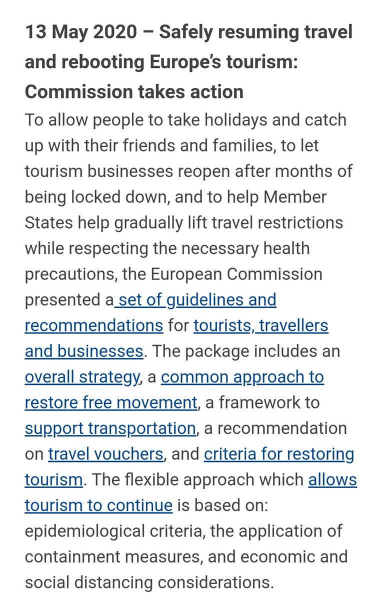 Next lowlight: wading in on Covid-19 policy to emphasise economic concerns. The Commission started talking about opening up for economic reasons in April 2020 and in May wanted to 'reboot tourism' and 'allow people to take holidays'.It was in response to lobbying ...