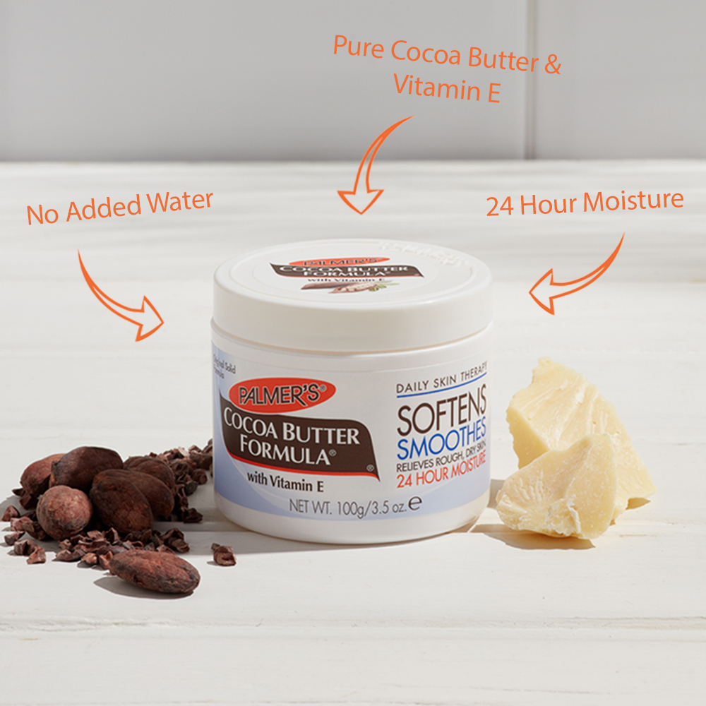 PalmersUK's tweet photo. Crafted with ethically sourced #CocoaButter & natural #VitaminE and no water, our Original #SolidJar will deeply moisturise & soften even the driest skin for 24 hour and tame damaged hair π₯°π«
Tell us in the comments how you use it π
Available at @Amazon @BootsUk @Superdrug. https://t.co/SRdBlM2yaj