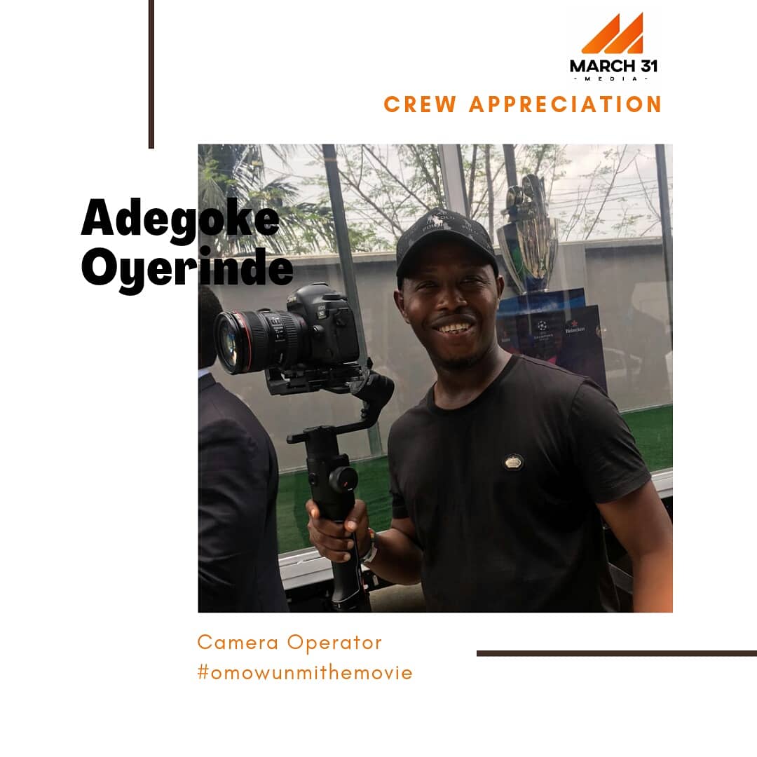 march31media's tweet image. Uniquely skilled and extensively trained, @oyerindeadegoke is a cinematographer with an eye for detail...

#march31media
#cameraoperator
#cinematographer