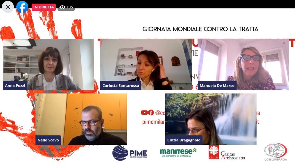 ManiTese's tweet photo. Interviene ora @ManuelaDeMarco1, Ufficio politiche migratorie e protezione internazionale di @CaritasItaliana.
#StopTratta https://t.co/QiEtNBQ5Qo