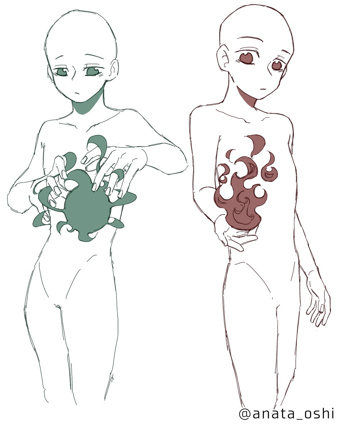 あなたの推しで描いてくれ トレス素材 トレス素材 あなたの推しで描いてくれ 異能力 T Co Ypjrpydhop Twitter