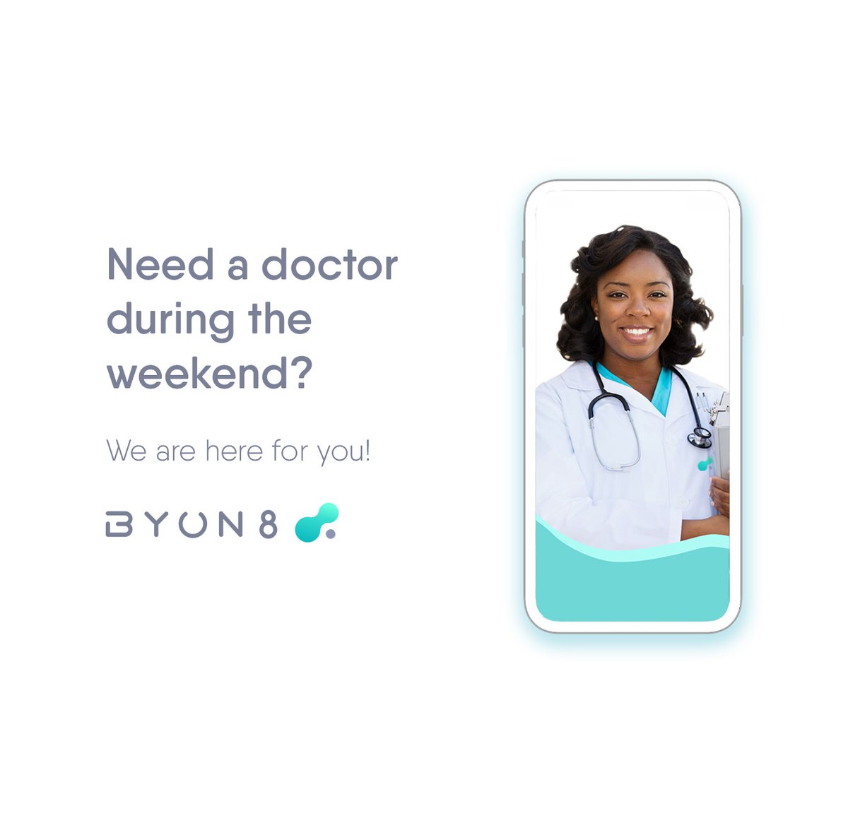 BYON8_official's tweet image. No matter what time of the week - your health is our top priority!🥇❤️

Talk to us online about your symptoms, mediciations, diet, lifestyle or anything health-related. You can also check your symptoms for free!

#BYON8 #Weekend #consultation #doctors #onlinedoctor #telehealth