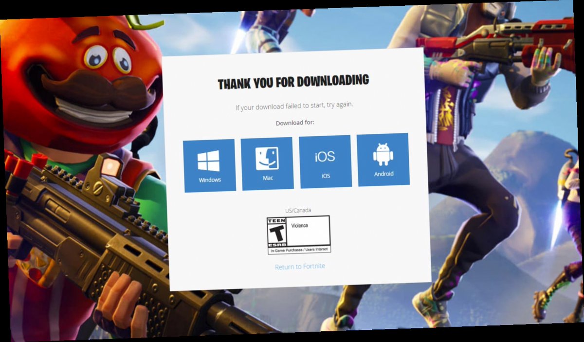 download fortnite on pc