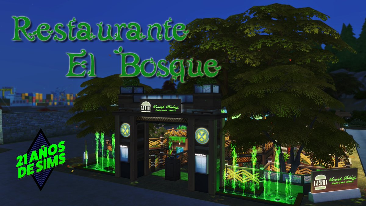 GardenerGames's tweet photo. Ya está aquí mi construcción para los #21AñosDeSims es un restaurante vegetariano en Evergreen Harbour. espero que os guste!! ☺️💚&amp;🔄

VIDEO: https://t.co/WxkHLpsMTi https://t.co/AdtRfZDV0j