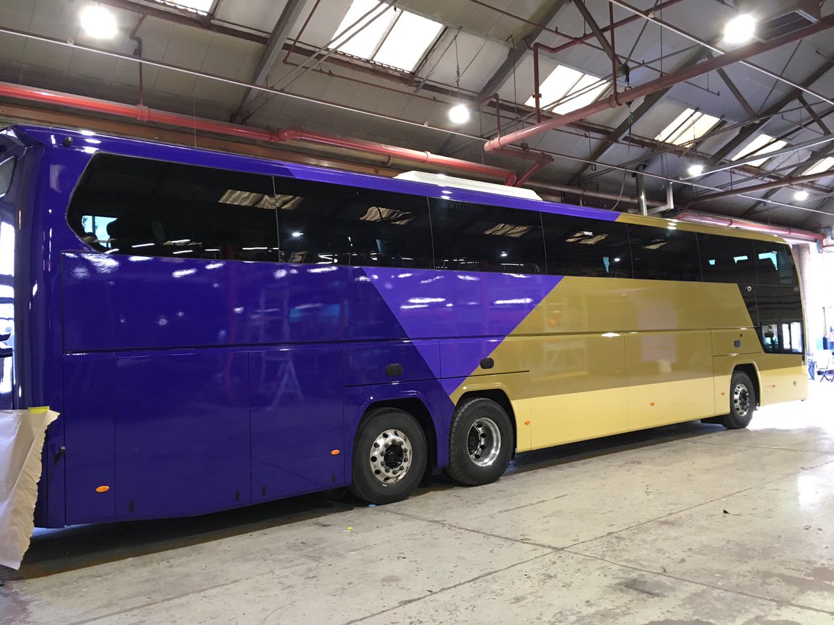 pompey4ever007's tweet image. A few pictures of the coaches for @gonortheast at @HDTrim they certainly were a challenge to get them to the high standard required! But the finished vehicle is a credit to the team!