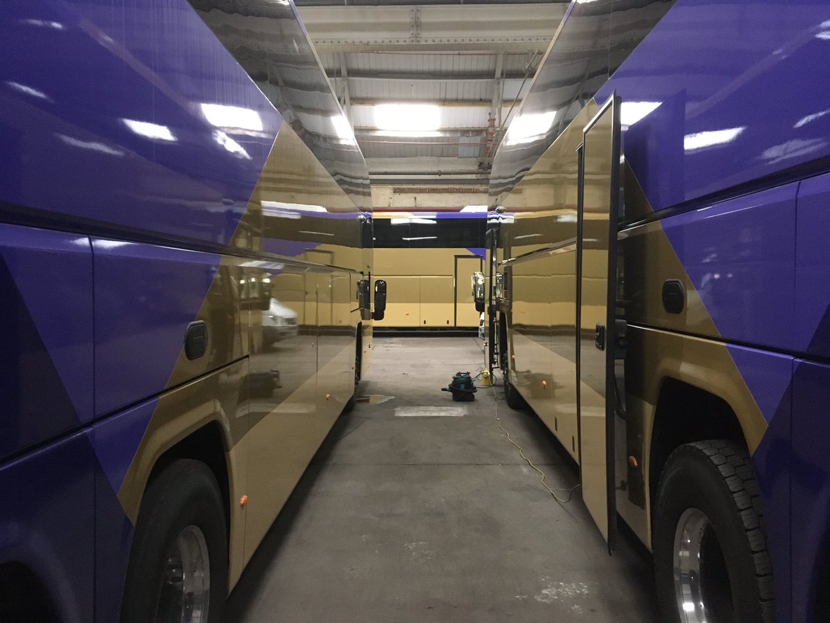 pompey4ever007's tweet image. A few pictures of the coaches for @gonortheast at @HDTrim they certainly were a challenge to get them to the high standard required! But the finished vehicle is a credit to the team!