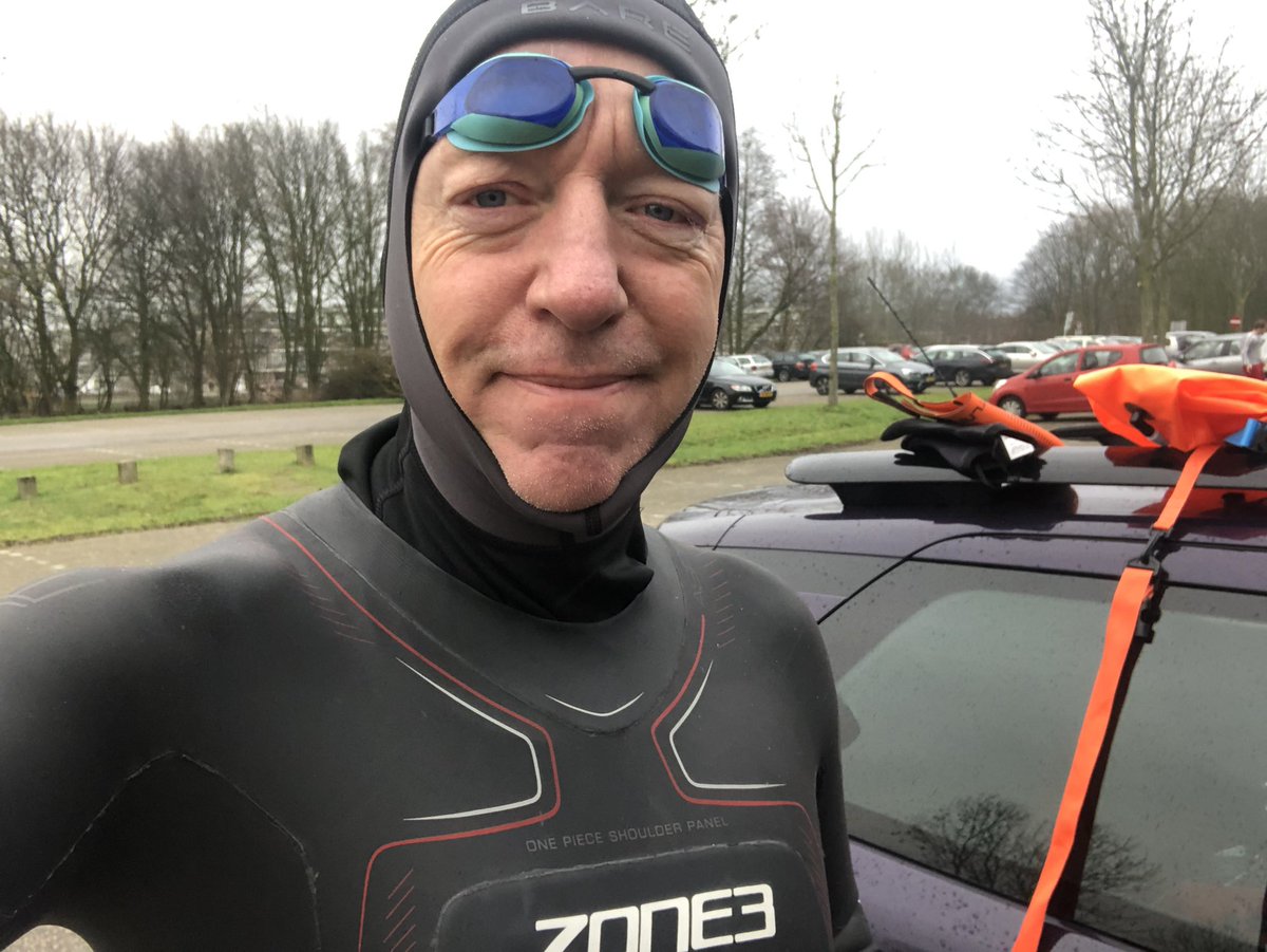 renebos's tweet image. Volgende week moeten we waarschijnlijk eerst wak slaan vandaag was het nog goed te doen 🤩 #triatleet