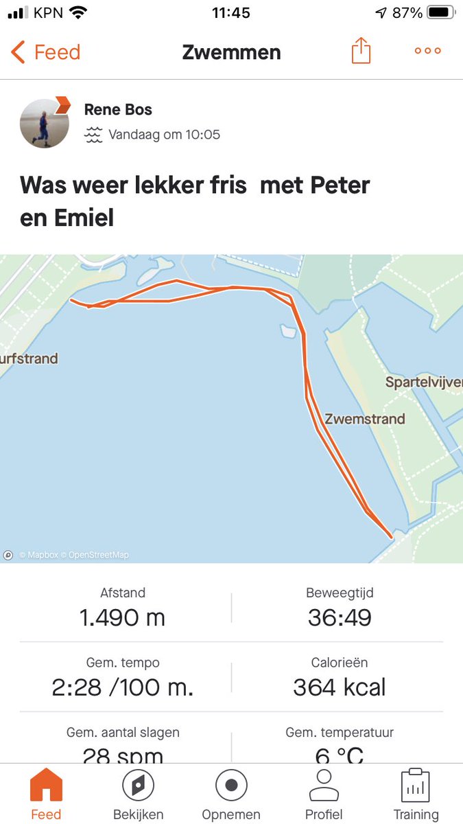 renebos's tweet image. Volgende week moeten we waarschijnlijk eerst wak slaan vandaag was het nog goed te doen 🤩 #triatleet