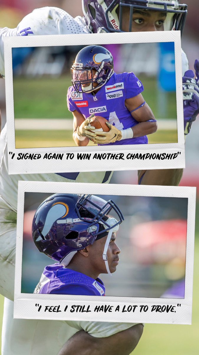 ViennaVikings's tweet photo. #WelcomeBack, Andrew!
@andrewzspencer re-signs with the #DaciaVikings. We spoke with him and HC @ChrisCalaycay - #CheckOut the entire story on 👉🏽 https://t.co/Jeewcksjsh.
#BleedPurple #PurpleReign #AFL #CEFL #ImportPlayer
📸(c) @HJirgal https://t.co/sApNIeRyaw