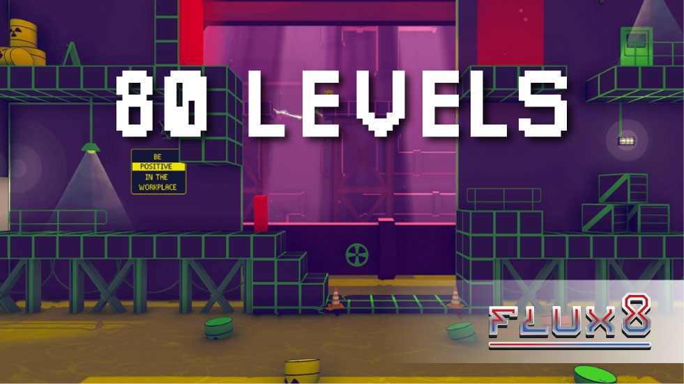 Flux8Game's tweet photo. #Flux8 - the magnetic puzzle platformer.  🎮

 - 80 challenging levels
 - Fiendish puzzles &amp; deadly traps
 - 1 or 2 players
 - Collect loot for customisations
 - Built-in level editor

#nintendo #nintendoswitch #indiegames #games
 #Flux8Switch https://t.co/9rXsY5ykau https://t.co/3UF2KHvHAW