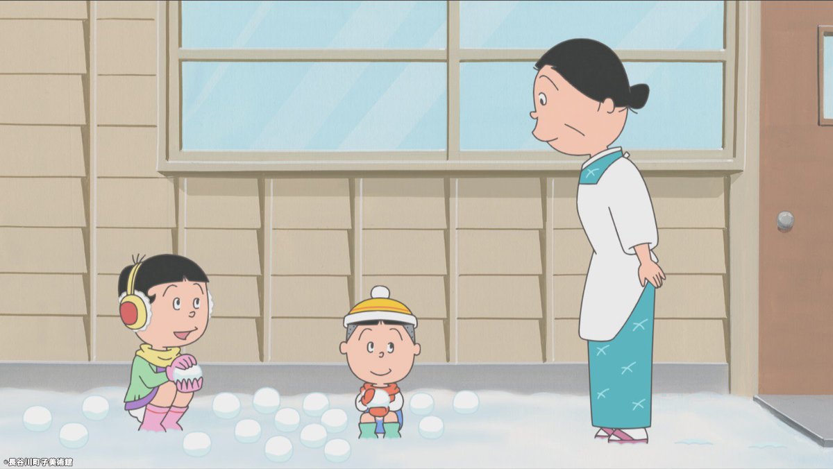 ⏰このあと夜6時30分～放送⏰ 『サザエさん【見られたくない夢／雪が