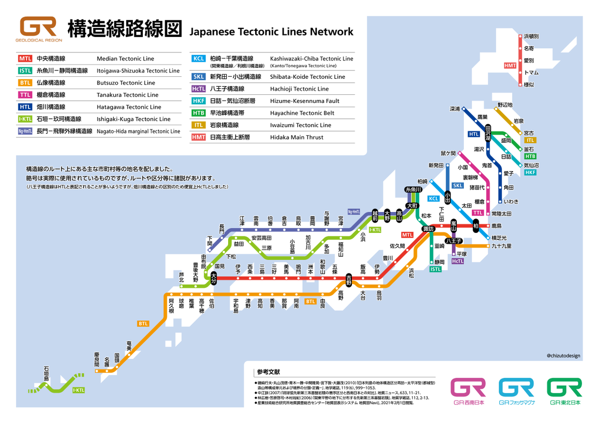 マグナ フォッサ 日本列島を横断する大きい地面の割れ目・・・