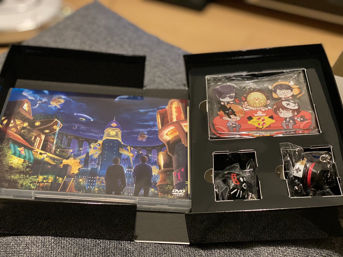 asako1982's tweet photo. Levelの円盤届きました(*´∇｀*)
特典の鈴かわいいー
箱も裏までこだわって作ったんだと感じました。大切にします。
明日ゆっくり鑑賞します！
#Level123COLLECTION #円盤
#キヨ #レトルト https://t.co/dUCrdKW1zV