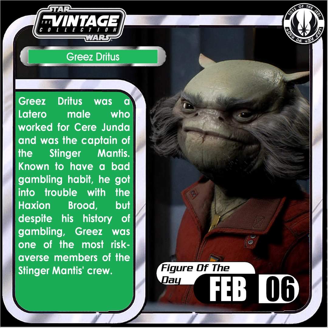 ToysJedi's tweet photo. #ActionFigureOfTheDay #GreezDritus from #JediFallenOrder #NotMade. Seeing as we have no figures from the game, Greez is a tough sell as a single carded figure. However, if we were to get the Stinger Mantis, the game's main ship, then he'd be a great pack in figure. #ComeOnHasbro https://t.co/Wohhn4U8jz