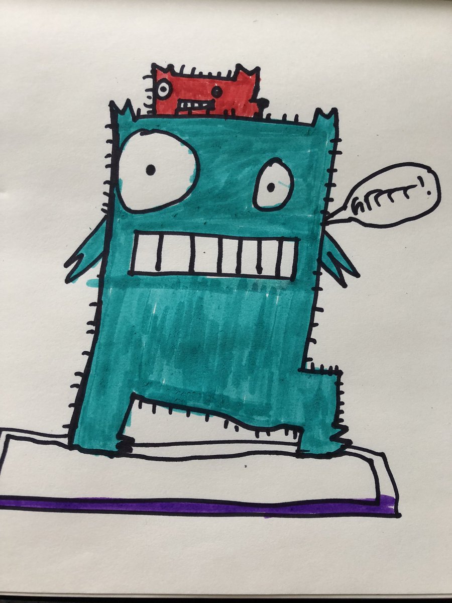 PixclusiveP's tweet photo. Charlie enjoying drawing with #skyvip Tom Gates Doodle Workshop with @LizPichon https://t.co/okfGfo1JWN