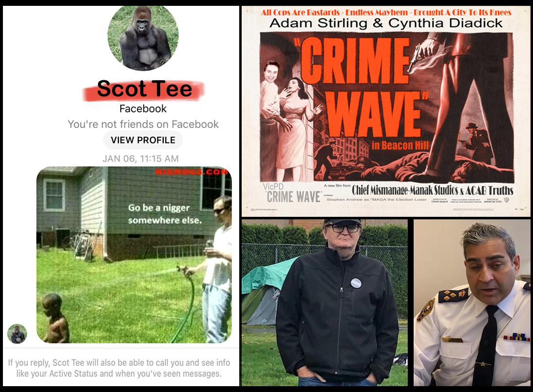 photowarrior's tweet photo. Message sent to @CityOfVictoria @deardubow
This the disgusting type of people #AdamHurling, #StevilAndrew & Chief #MismanageManak feed with their #Anti #Homeless & Anti-#DrugUser rhetoric they spew for ratings, votes & budget increases.
@self_govern4us @SarahPottsH #bcpoli https://t.co/Xd2wzCGCd6