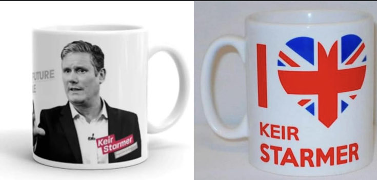 xpressanny's tweet photo. Can ⁦@UKLabour⁩ get any worse! They’re selling these now! Blimey ⁦@Keir_Starmer⁩ really is so up himself! Unbelievable! https://t.co/S5ib3lblhv
