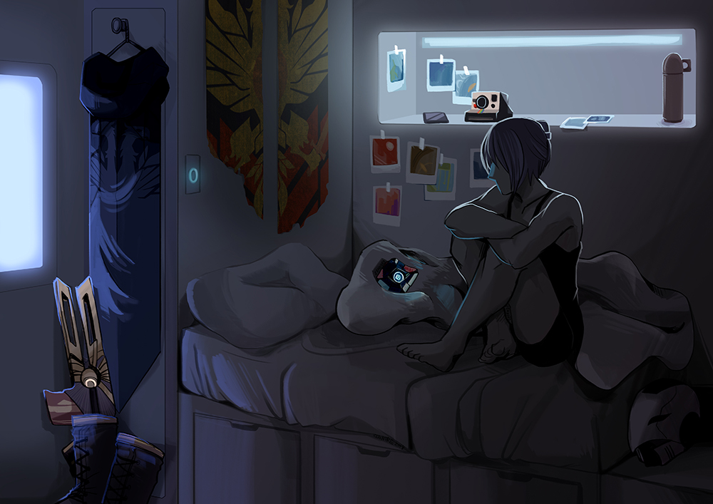 ZennoreC's tweet image. #Destiny2 #Destiny2Art 
The sketch                                         The painting