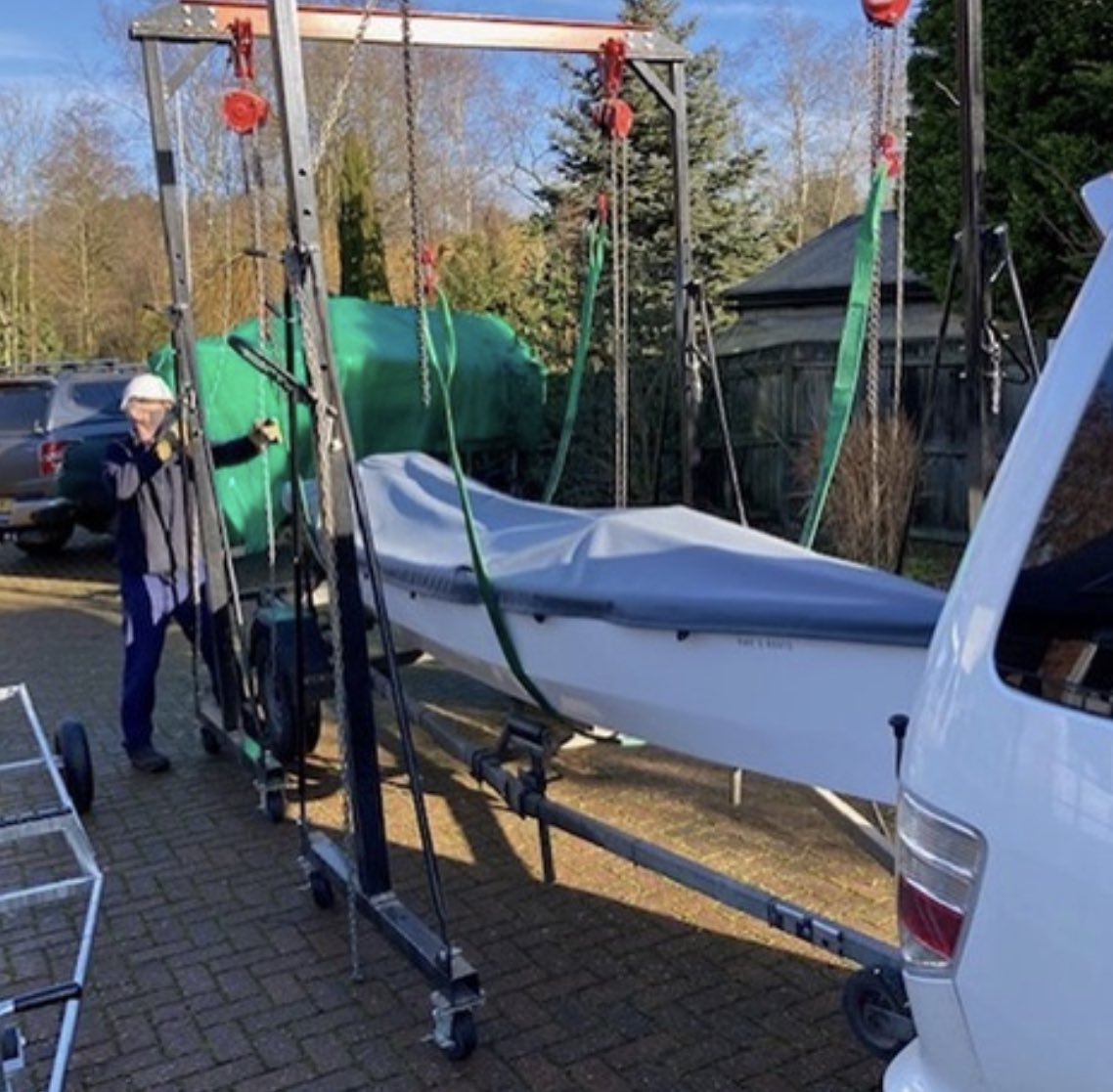 NancyOldfield's tweet photo. Our exciting delivery yesterday! Joining the fleet this year we are delighted to welcome the first of our order of Dad's Boats. We will be talking more about these very unique boats in the coming weeks, they are AMAZING!
#norfokbroads #accessibleboating #wellbeing https://t.co/n460ltbSLF