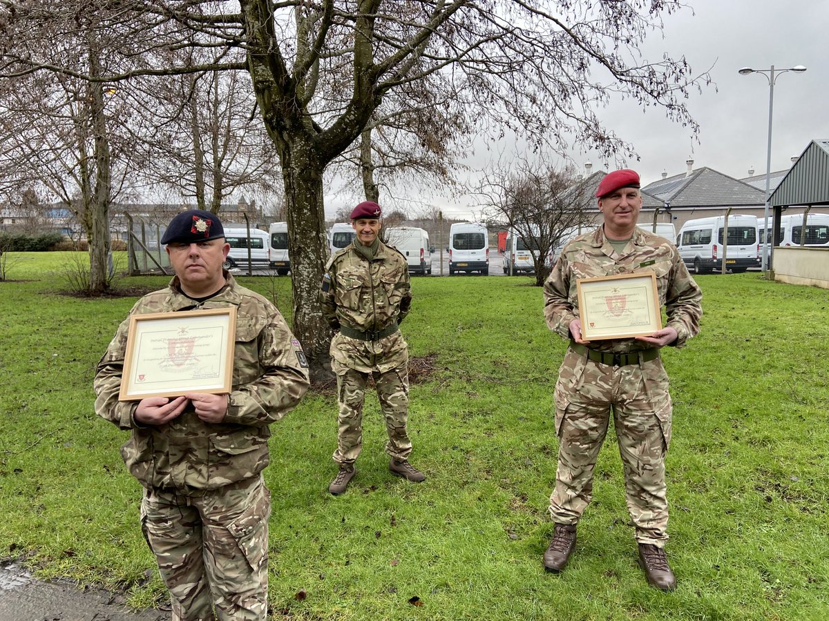 On behalf of the CO and all the staff of ATU (SC) congratulations to Cpl’s Finn &amp;Harkness on receiving their CITG Commendations well done ⁦<a href="/atu_scotland/">ATU (Sc)</a>⁩ ⁦@ComdITG⁩ ⁦<a href="/DepComdITG/">Deputy Commander ITG</a>⁩