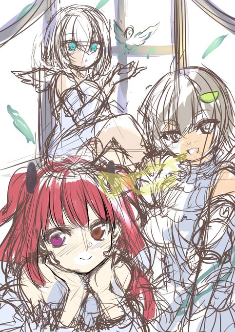 こういうテイストのイラストを描いてみたい 