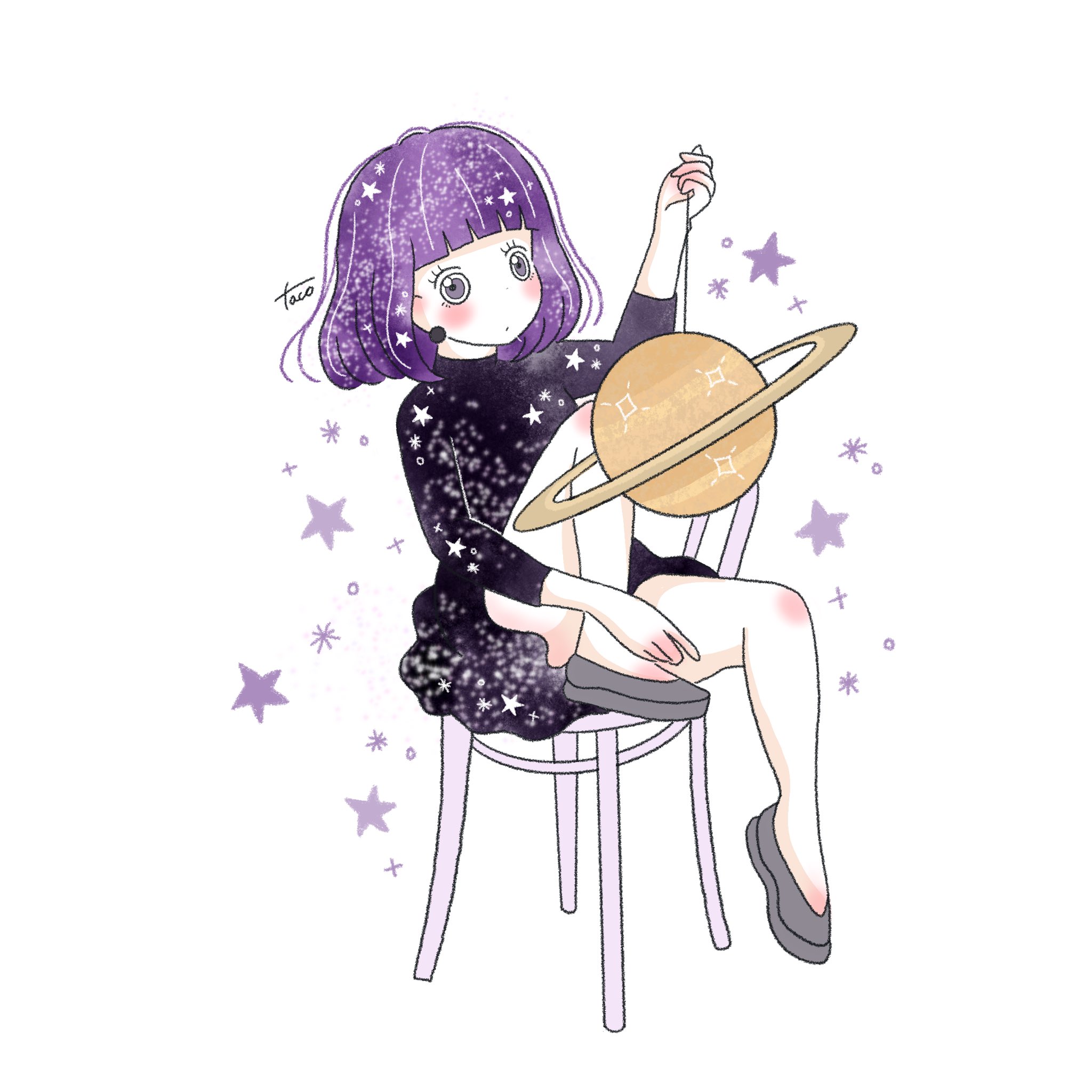 Tacomaru イラスト ほたるちゃん風 イラスト好きな人と繋がりたい 絵描きさんと繋がりたい 女の子イラスト おしゃれイラスト かわいいイラスト セーラームーン セーラームーンチャレンジ Sailormoon セーラーサターン Sailorsaturn