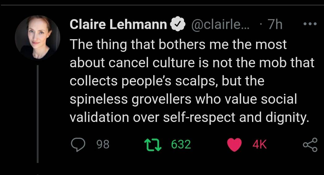 What Claire said... show some courage