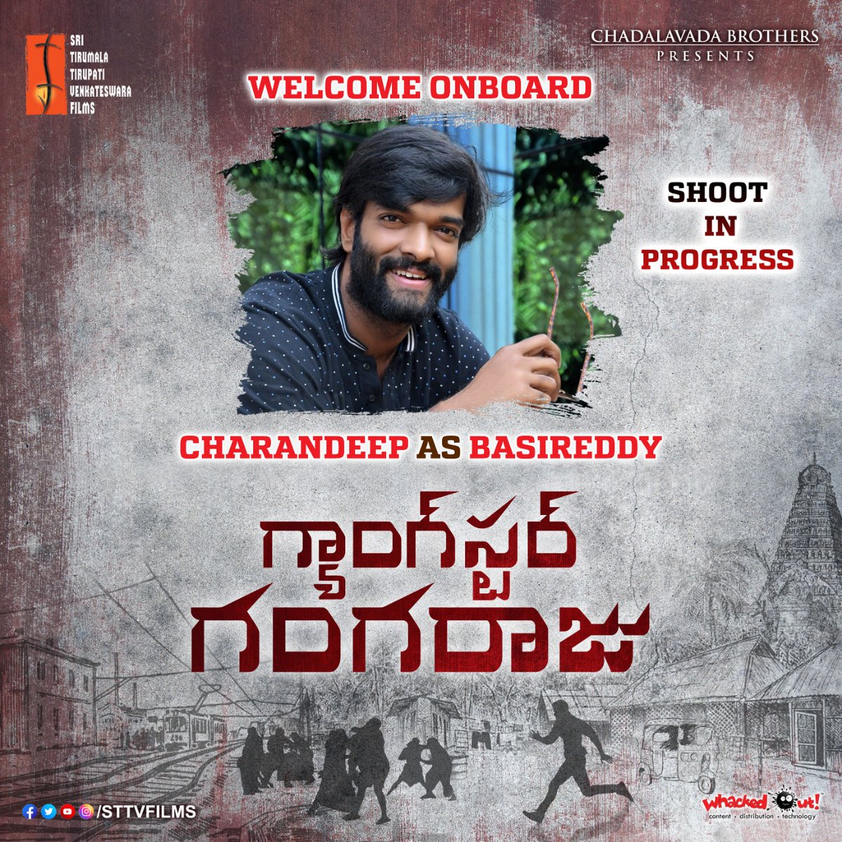 Movieupdates69's tweet photo. Team #GangsterGangaraju welcomes @ActorCharandeep As
 #BasiReddy On Board ! 

#Laksh06 #GangsterGangaraju
🌟@actorlaksh @iam_vedieka
🎬 #EeshaanSuryaah
💸@sttvfilms #ChadalavadaBrothers
🎼 #SaiKarthik
📽️ #KannaPC
✂ #ARenukaBabu
@TheSaiSatish https://t.co/ppcdPoUWFa