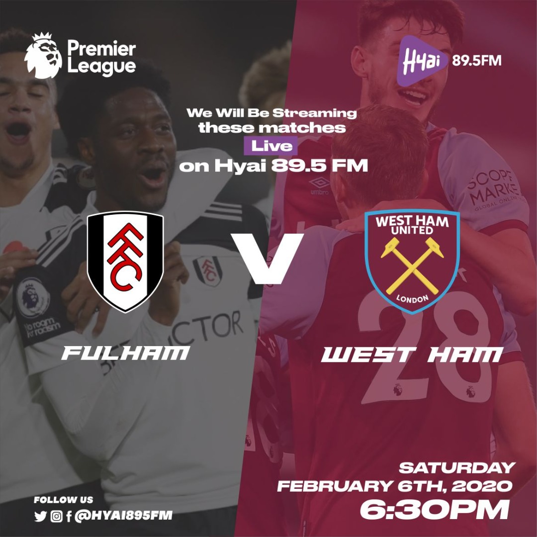jerrynastu's tweet photo. Join me later as

West Ham are looking for a 4th consecutive win over Fulham.
Fulham have won on 2 of the last three occasions they have hosted the Hammers.
West Ham have scored in 16 successive Premier League matches against Fulham since a 0-0 draw at Craven Cottage in Dec 2006. https://t.co/ewyPErNAj9