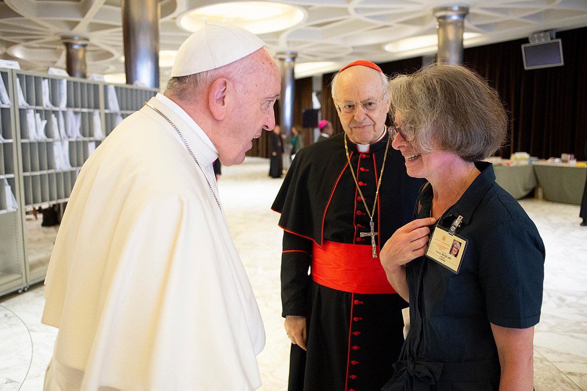 RichRaho's tweet photo. In major historic move, Pope Francis has appointed Sr Nathalie Becquart (@SrNatB) as undersecretary to the Synod of Bishops. As an undersecretary, Sr. Nathalie will enjoy the privilege of voting rights at the Synod of Bishops, making her the first woman to do such. https://t.co/gnjYMZXfiZ
