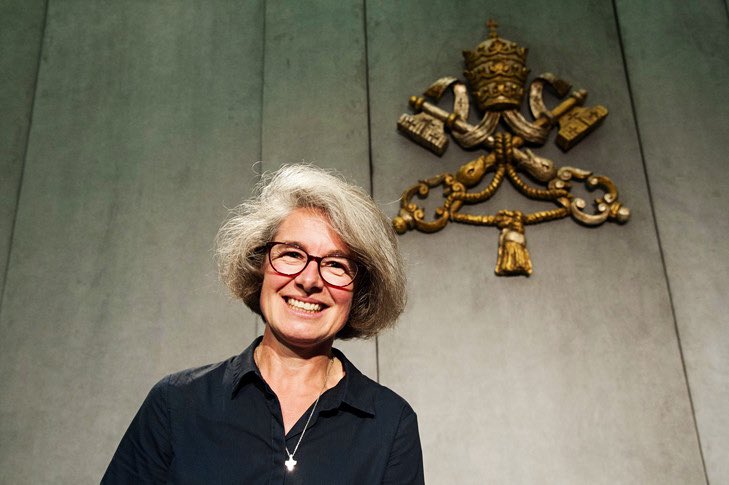 RichRaho's tweet photo. In major historic move, Pope Francis has appointed Sr Nathalie Becquart (@SrNatB) as undersecretary to the Synod of Bishops. As an undersecretary, Sr. Nathalie will enjoy the privilege of voting rights at the Synod of Bishops, making her the first woman to do such. https://t.co/gnjYMZXfiZ